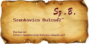 Szenkovics Bulcsú névjegykártya